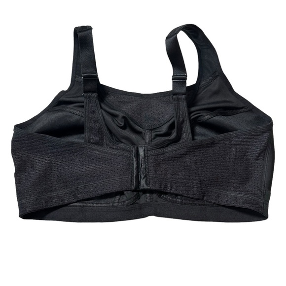 GLAMORISE SPORT black wire-free magic lift high impact sports bra - Picture 4 of 5